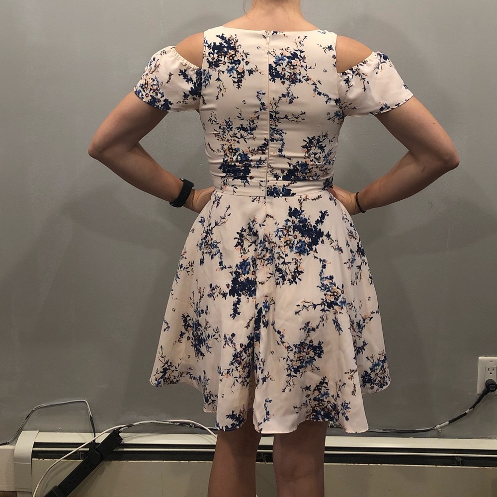 Ali & Jay Chasing Butterflies Cold Shoulder Dress - Picture 3 of 5